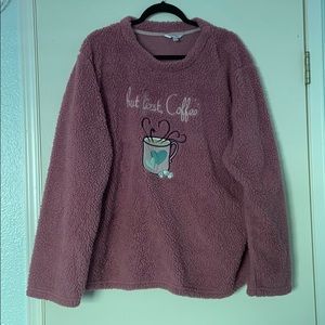Secret Treasures Fleece Coffee Night Shirt